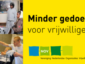 Minder gedoe voor vrijwilligers